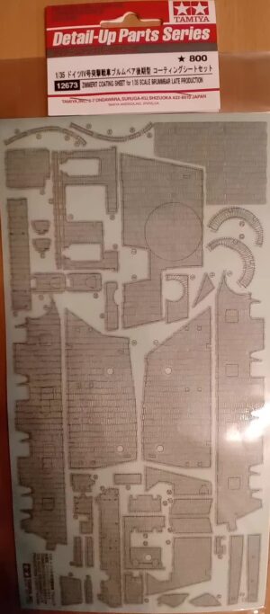 Tamiya Decals "Zimmerit effect" for Sturmpanzer IV Brummbar 1:35 #35353