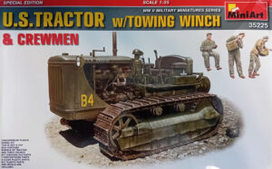 US Army Caterpillar D7 Military crawler tractor w/winch-crewmen