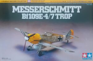 RLM “Luftwaffe” BFW Messerschmitt Bf 109E-4/7 TROP Fighter aircraft