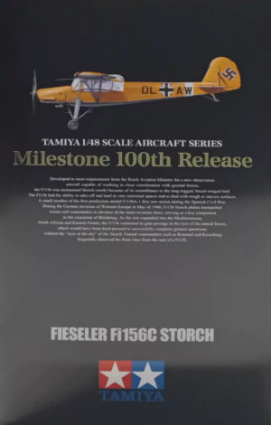 RLM "Luftwaffe" Fieseler Fi156C "STORCH" STOL liaison aircraft - 100th milestone release edition
