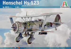 RLM "Luftwaffe" Henschel Hs123 Bi-plane dive bomber aircraft