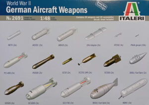 ITALERI RLM "Luftwaffe" WWII German aircraft weapons
