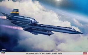 USAF-NASA "United States Air Force-National Aeronautics Space Administration" Lockheed SR-71 (YF-12C) "BLACKBIRD" "NASA 1971" LRHA strategic reconaissance jet aircraft