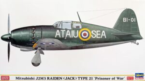 RAF/USAAF ATAIU-SEA "Allied Technical Air Intelligence Unit-South East Asia" MHI Mitsubishi J2M3 Type 21 RAIDEN "JACK" Fighter bomber aircraft