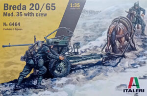 RE "Regio Esercito" Breda Mod.35 20/65 wheeled Anti-aircraft gun with crew