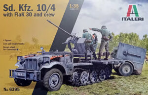 Wehrmacht-HEER DEMAG/Bussing-NAG Sd.Kfz. 10/4 + Flak 30 and crew Light anti-aircraft half-tracked vehicle