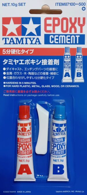 Tamiya EPOXY CEMENT - CEMENTO EPOSSIDICO BI-COMPONENTE
