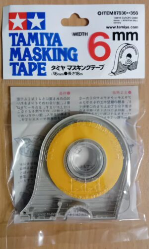 Tamiya MASKING TAPE + CASE "Width 6mm" - NASTRO PER MASCHERATURA + CUSTODIA "Larghezza 6mm"