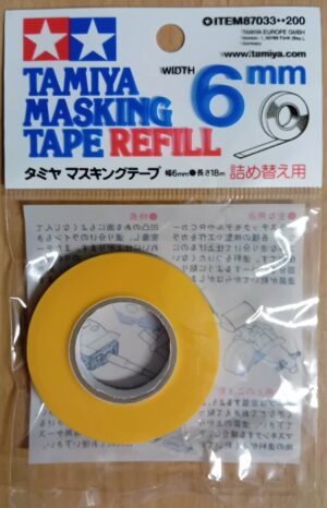 Tamiya MASKING TAPE - REFILL "Width 6mm" - NASTRO PER MASCHERATURA - RICARICA "Larghezza 6mm"