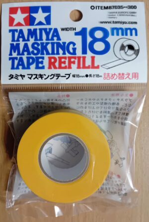 Tamiya MASKING TAPE - REFILL "Width 18mm" - NASTRO PER MASCHERATURA - RICARICA "Larghezza 18mm"
