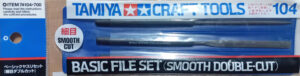 Tamiya BASIC FILE SET "Smooth double-cut" - SET LIME BASE "Doppio taglio liscio"