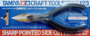Tamiya SHARP POINTED SIDE CUTTER "For plastic - Slim Jaw" - TRONCHESINO AFFILATO A PUNTA "Per plastica - ganascia sottile"