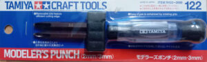 Tamiya MODELER'S PUNCH "2mm/3mm" - MODELER'S PUNCH "fustellatrice 2mm/3mm"