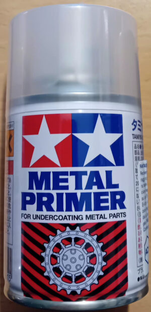 Tamiya SPRAY 100ML METAL PRIMER for Metal Parts - PRIMER METALLO SPRAY 100ML per Parti in METALLO