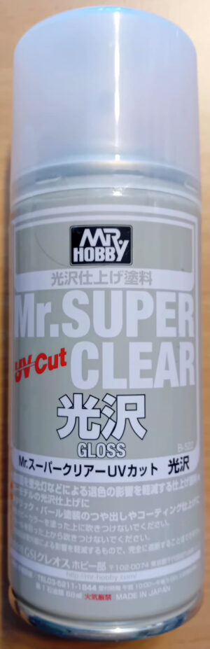 GSI Creos Mr.Hobby Mr. SUPER CLEAR "UV Cut" "GLOSS" - Mr. SUPER TRASPARENTE "UV Cut" "LUCIDO"