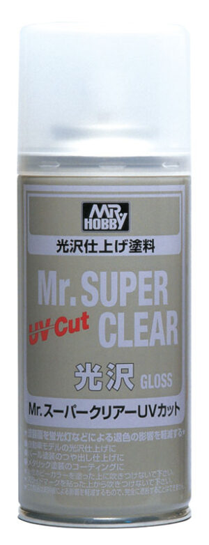Mr.Hobby Mr. SUPER CLEAR "UV Cut Gloss / Taglio Raggi UV Lucido"  170ml