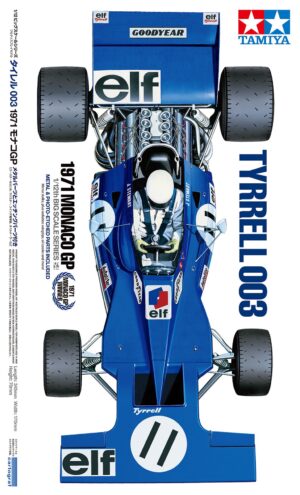 Tyrrell 003 F1 1971 "Monaco GP Winner" + Photo-Etched Parts - "TAMIYA Big Scale Series"