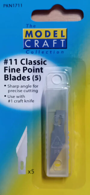 Model Craft Classic "Fine point" blades 5pcs - Lame "Punta fine" 5pz
