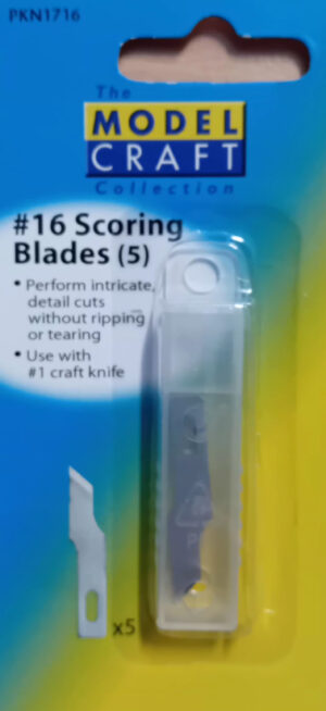 Model Craft Classic "Scoring" blades 5pcs - Lame "Incisore" 5pz