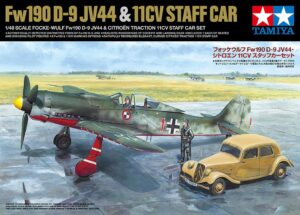 RLM "Luftwaffe" Focke-Wulf Fw190 D-9 "WÜRGER" "Jagdverband 44" Fighter aircraft + Wehrmacht-HEER Citroen 11CV “Traction Avant” Staff car "Limited Edition set"