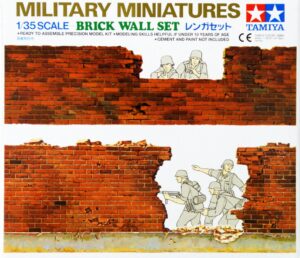 Tamiya Military Brick wall set