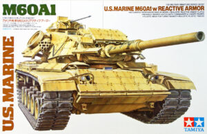 USMC “United States Marine Corps” Detroit Arsenal Tank M60A1 + Reactive Armor Plates MBT Main Battle Tank