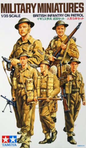 BA "British Army" WWII Infantry troops on patrol
