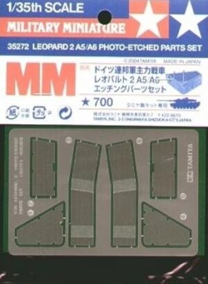 Tamiya Photo-Etched parts for Krauss-Maffei Leopard 2 A5/A6 1:35 #TA35271