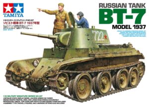 Russian Soviet Army "RED ARMY" KhPZ BT-7 Light cavalry tank