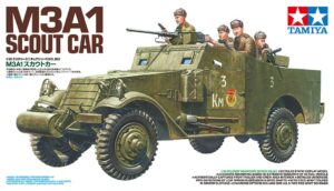 Russian Soviet Army "RED ARMY" WMC M3A1 + 5 Soldiers figures Armored scout car