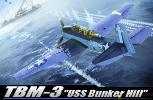 USN “United States Navy” GM Grumman TBM-3 AVENGER "USS Bunker Hill" Torpedo bomber aircraft
