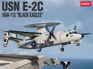 USN "United States Navy" Northrop Grumman E-2C Hawkeye "VAW-113 Black Eagles" AW carrier-capable Airborne Early Warning aircraft