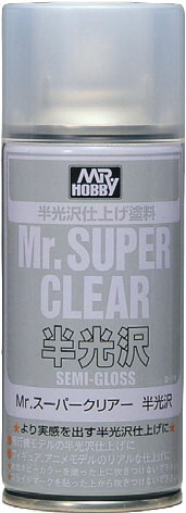 Mr.Hobby Mr. SUPER CLEAR “Semi-gloss Clear / Trasparente Semi-lucido”  170ml