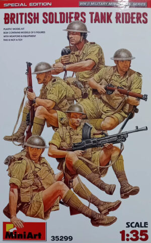 BA "British Army" WWII British "Tank riders" soldiers set