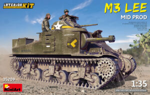 USA "United States Army" ALC M3 Lee "Mid production" Medium tank + Interiors kit