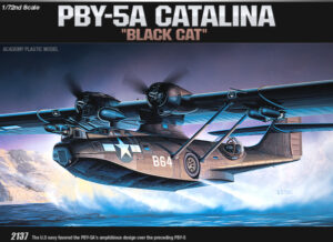 USN "United States Navy" Consolidated Aircraft Model 28-5A Catalina PBY-5A "Black Cat" "Amphibious version"  Maritime patrol bomber/SAR aircraft