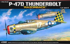 USAAF “United States Army Air Force” RA Republic P-47D THUNDERBOLT ”Jug - Razorback"  Fighter/Bomber aircraft