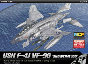 USN “United States Navy” Mc-Donnell-Douglas F-4J Phantom II “VF-96 Showtime 100 - Multi Colors Parts” Two-seat AW carrier-based fighter/strike jet aircraft