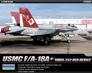 USMC “United States Marine Corps” Boeing – McDonnell-Douglas F/A-18A HORNET "VMFA-232 Red Devils" Multirole jet fighter aircraft