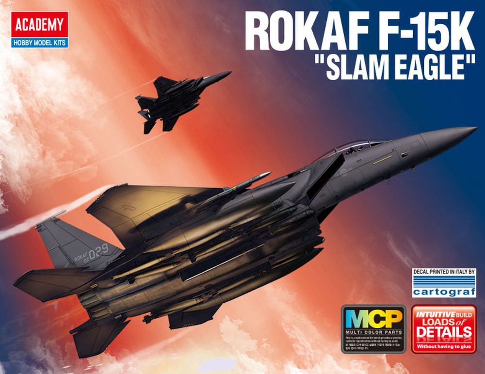 ROKAF "Republic Of Korea Air Force" McDonnell Douglas/KAI F-15K Slam Eagle "Multi Colors Parts" Two-seat AW-LR strike/ground attack fighter jet aircraft