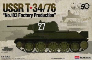 Russian Soviet Army “Red Army” KhMDB T-34-76 “Factory N°183 Production Factory”  Medium Tank