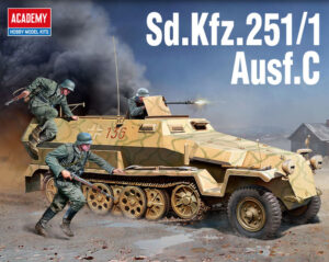 Wehrmacht-HEER Hanomag Sd.Kfz. 251/1 Ausf.C  Half-tracked armoured personnel carrier