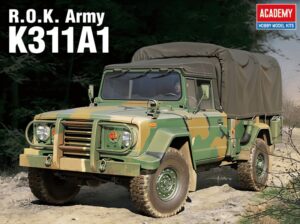 ROKAF "Republic of Korea Armed Forces" Kia Motors K311A1  Multipurpose 1-1/4t 4x4 off-road cargo truck