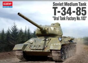 Russian Soviet Army “Red Army” KhMDB T-34-85 "Ural Tank Factory N°183"  Medium Tank
