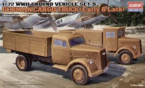 Wehrmacht-HEER Opel Blitz "Early + Late model"  Military 4x2 cargo truck set