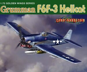USN “United States Navy” GM Grumman F6F-3 HELLCAT Carrier-based fighter aircraft  "Golden Wing Series"