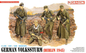 Wehrmacht-HEER WWII "Volkssturm - Berlin 1945" National militia troops + PE parts