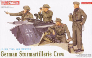 Wehrmacht-HEER WWII Sturmartillerie crew set + PE parts
