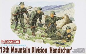 OKW-Waffen-SS WWII "13th mountain division - SS HANDSCHAR" Infantry troops