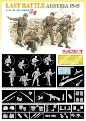 Wehrmacht-HEER WWII "The last battle - Austria 1945” Infantry troops set - Dragon Gen2 edition